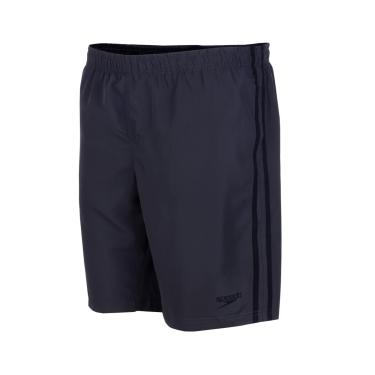 Imagem de Bermuda de Natação, Speedo, Bold, Microfibra com Recortes Contrastantes, tamanho P - Cinza/Preto