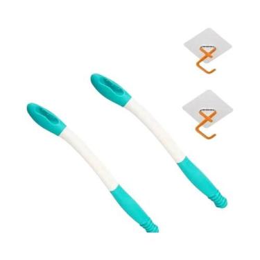 Imagem de Vassoura De Limpeza Higiênica Para Banheiro Com Cabo Longo, Essencial 