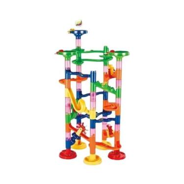 Imagem de Blocos De Montar Para Crianças, Pista De Corrida Em 3D, Brinquedo De L