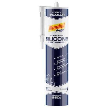 Imagem de Silicone Acético Mundial Prime Transparente Vedação Construção 260g - 