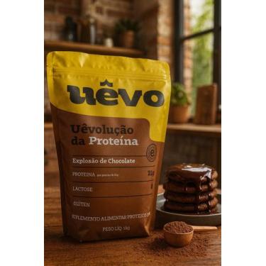 Imagem de Proteína 1kg Sem Lactose e Glúten  Uêvo SABOR:CHOCOLATE, CHOCOLATE