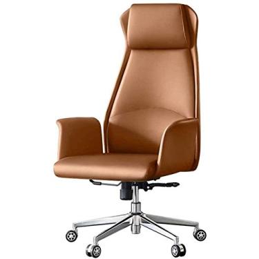 Imagem de Cadeira Boss cadeira de couro cadeira de computador para casa cadeira giratória cadeira de estudo de negócios cadeira de escritório poltrona