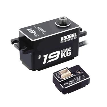 Imagem de A50BHL 19KG Super Torque Super High Speed ​​8.4V Programmable Low Profile Brushless Digital Remote Control Servo(Drift Specific Set4)