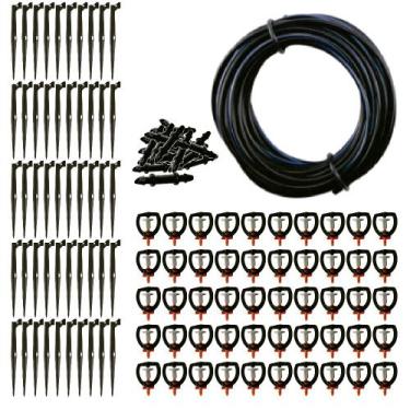Imagem de Kit 30Und Micro aspersor 112Lph Irrigação Completo Instalação Fácil - 