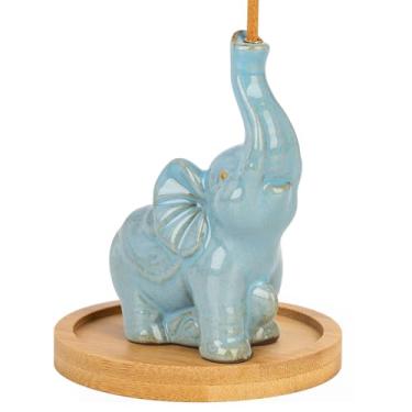 Imagem de Queimador de incenso de elefante (azul)
