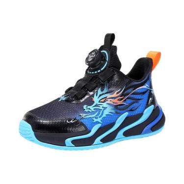 Imagem de Tênis Casuais Para Meninos 2025 Nova Moda Com Fivela Rotativa Confortá