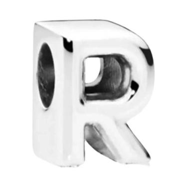 Imagem de Pingentes De Letras A-Z Em Prata S925 Para Pulseiras DIY, Joias De Alt