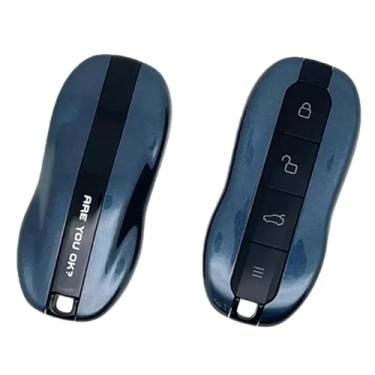 Imagem de Capa protetora para chave de carro compatível com Xiaomi Su7 Max 2024, capa protetora de controle remoto, acessórios de substituição de carro(Hanwoo grey)