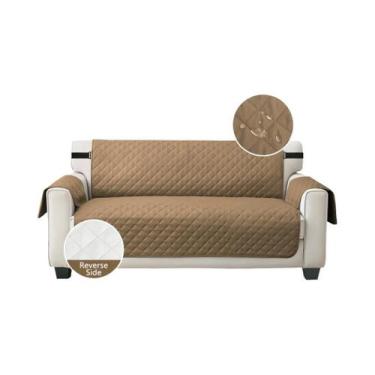 Imagem de Capa De Sofá Impermeável E Antiderrapante Com Faixas Elásticas Para An