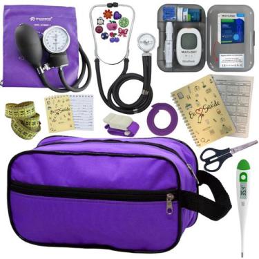 Imagem de Kit Enfermagem Completo Top + Medidor Glicose  - PREMIUM, P.A. Med, IN