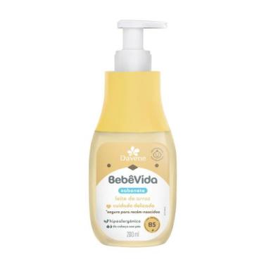 Imagem de Sabonete Líquido Bebê Vida Davene Leite de Arroz 200ml Hipoalergênico 