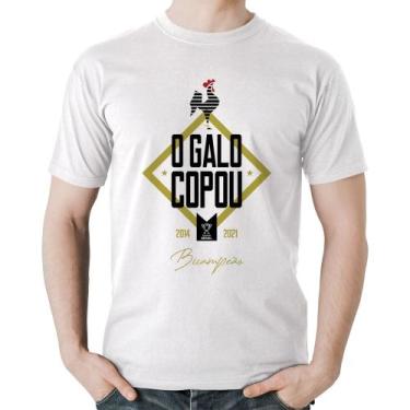 Imagem de Camiseta Algodão O Galo Copou! - Foca na Moda, Branco, GG