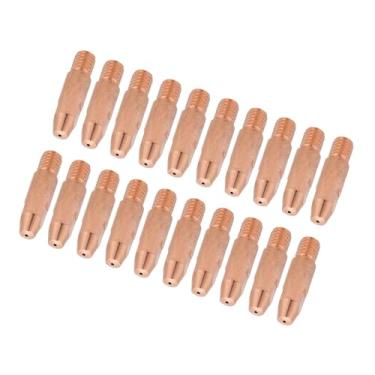 Imagem de Naroote Pontas de Contato de Cobre Durável, Resistente a Altas Temperaturas para Binzel 24kd Tocha de Soldagem Mig 20 Peças 1,1 Polegadas para Entusiastas de Diy (0.8)