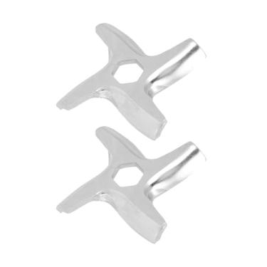 Imagem de SUNGOOYUE Lâmina de Moedor de Carne, 2 Peças de Cortador de Faca de Substituição de Aço Inoxidável para Moedores de Carne, Com Mecanismo de Trava de Torção, Seguro para Máquina de Lavar