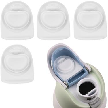 Imagem de Joshey Pacote com 4 tampas de substituição de vedação de borracha, compatível com Owala Freesip 680 g 947 ml tampa de bico de garrafa - peças de reposição de vedação de silicone (branca)
