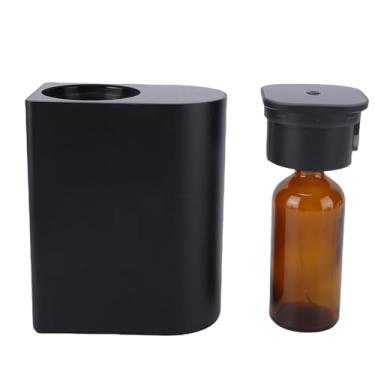 Imagem de ZJchao Difusor de óleo Essencial Sem água 4000mAh Difusor de Aromaterapia de Liga de Alumínio para Salas Grandes Escritórios Capacidade de 120ml Cobre 1000 Pés Quadrados (Liga de alumínio preta)