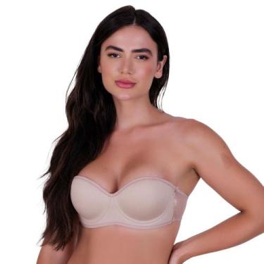 Imagem de Sutiã com Bojo sem Alça Removível Madonna - NAKA MODAS, GG, Bege