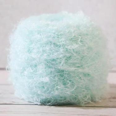 Imagem de 50g / Rolo De Pelúcia Artificial Fio De Cabelo Encaracolado Camisola De Malha à Mão Chapéu Cachecol Luvas Bonecas Imitação De Fios De Lã Artesanato Diy, 01