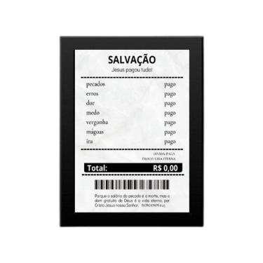 Imagem de Quadro Decorativo Evangélico Recibo 45X34Cm