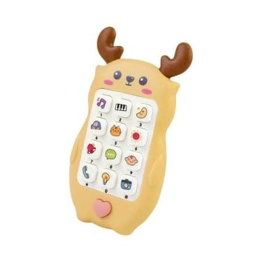 Imagem de Brinquedo De Telefone Para Bebês Com Música E Sons, Mordedor Simulador