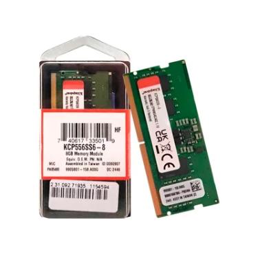 Imagem de Memoria Notebook   8GB Ddr5 5600 Cl46 1.1v Soddim Kcp556ss6/8 Kingston