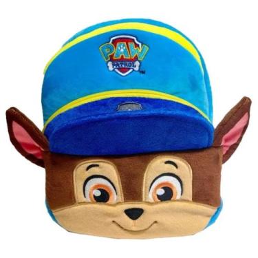 Imagem de Mochila Infantil de Pelúcia do Chase com Ziper - Patrulha Canina - Paw