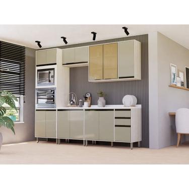 Imagem de Cozinha Modulada Compacta 5 Pecas com Tampo Linea Luciane Moveis