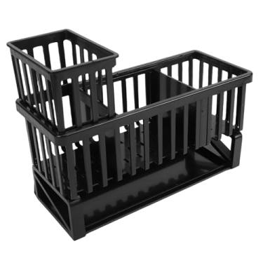 Imagem de Pssopp Suporte de Esponja para Pia, Organizador Multifuncional de Bancada de Cozinha Com Suporte de Escova Alto para Escova de Esponja