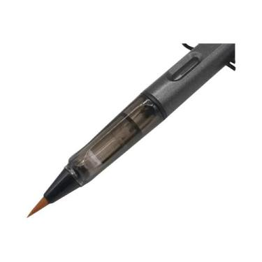 Imagem de Pincel De Cabelo De Doninha Para Caligrafia, Caneta-Tinteiro Com Saco 