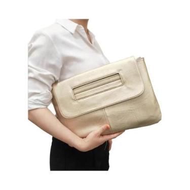 Imagem de Bolsa Clutch Envelope Feminina Grande De Moda, Bolsa Transversal De Al