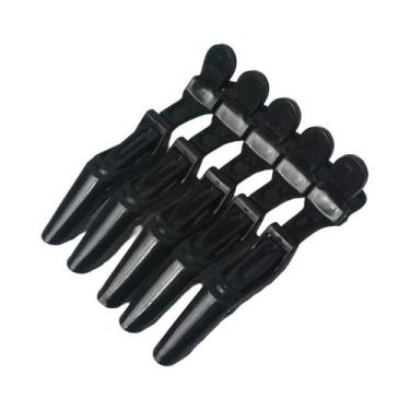 Imagem de Presilhas De Cabelo Jacaré 5 Peças/Lote, Grampos De Plástico Profissio