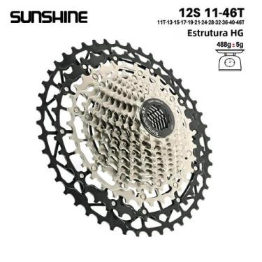 Imagem de Cassete De Bicicleta Em Aço Carbono Ultraleve 9-13 Velocidades HG Para