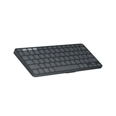 Imagem de Teclado Sem Fio Portátil Logitech Keys-To-Go 2 para Tablets, iPad, com Capa Integrada e Conexão Bluetooth - Grafite