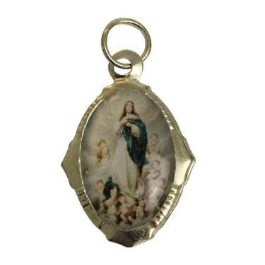 Imagem de Medalha Nossa Senhora da Conceição - 1x2 cm - Santinhos do Brasil