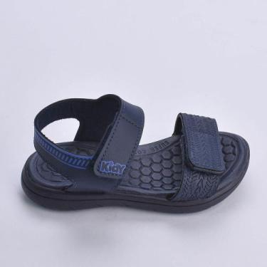 Imagem de Sandália Kidy Toys Baby Marinho Azul Royal, 24, Marinho