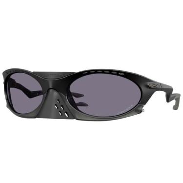 Imagem de Óculos De Sol Oakley Plantaris Prizm Grey Preto Fosco