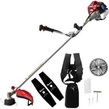 Imagem de Roçadeira a gasolina toyama tbc52x-gii two box com kit carretel nylon 