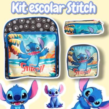 Imagem de Kit Mochila Infantil De Costas Masculina Com Lancheira - Plike