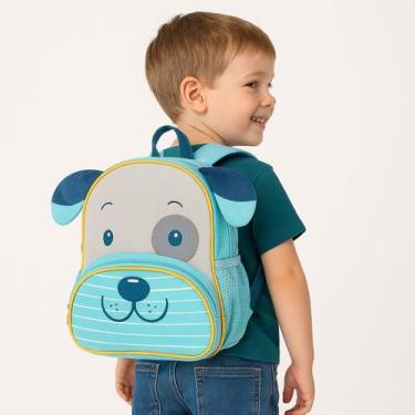 Imagem de Mochila Escolar Infantil Pequena Personagem Cachorro Bichos Pet Volta 