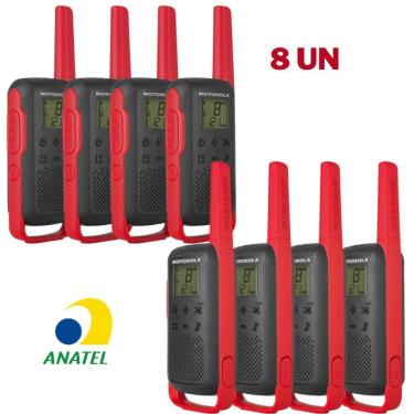 Imagem de Kit 8x Rádio Comunicador Motorola T210br 32km Ht Talkabout