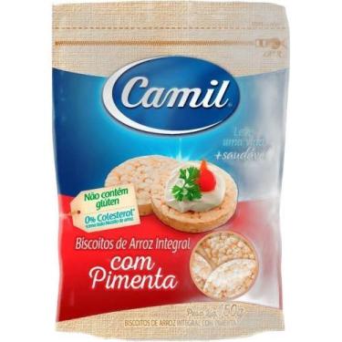 Imagem de Biscoito salgado arroz camil com pimenta integral 150 g