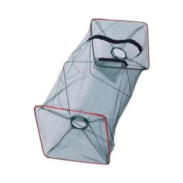 Imagem de Rede De Pesca Dobrável Em Malha De Nylon Para Caranguejos, Camarões E 