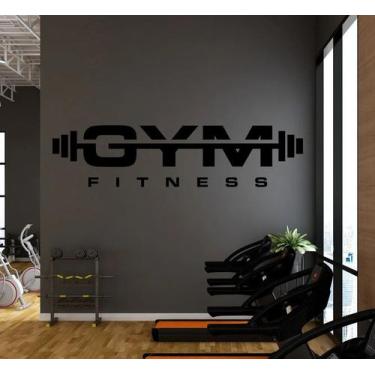Imagem de Adesivo de parede  academia e musculação  - Ambiente dekorado, 60cm, p