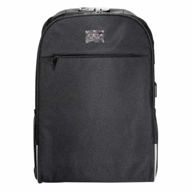 Imagem de Mochila com Cadeado Notebook 15,6" Safety BK108 Preta OEX