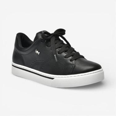 Imagem de Tênis Via Marte Casual Feminino Preto, Preto, 36