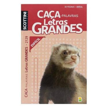 Imagem de Scottini Caça-Palavras Letras Grandes (32P) N.2129 (Difícil)