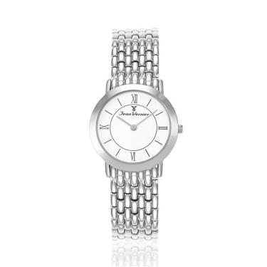Imagem de Relógio Pulso Jean Vernier Pulseira De Aço Unissex Jv03100