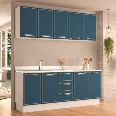 Imagem de Cozinha Modulada 4 Pecas sem Pia e Rodape Amara Politorno
