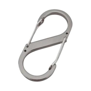 Imagem de Mini Gancho De Chaveiro 10 Peças Tipo S Em Aço Inoxidável Mosquetão An