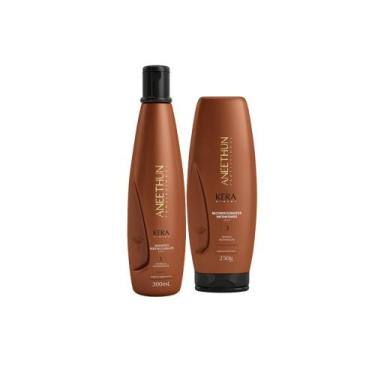 Imagem de Kit Kera Shampoo Reestruturante 300ml + Recondicionador Instantâneo 25